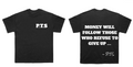 P.T.S MOTIVATIONAL TEE BLACK