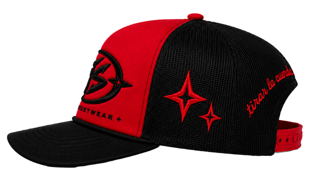 P.T.S RED TRUCKER CAP